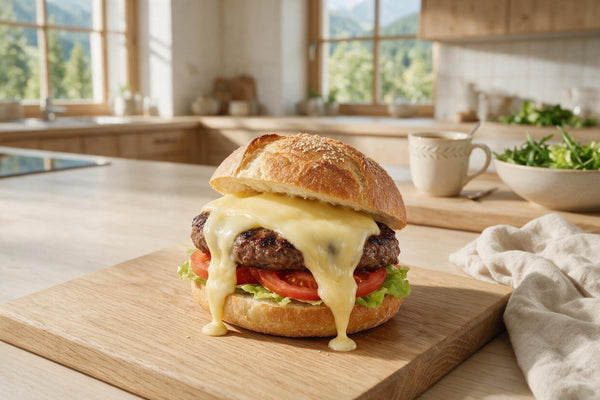 Welcher Käse für Burger? Schmelz, Würze und Sorten - TIROLISH