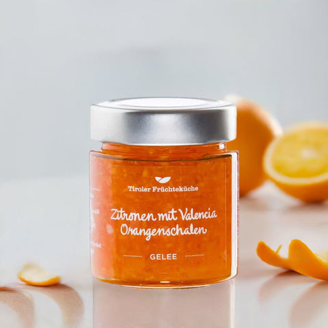 Zitronengelee mit Valencia Orangenschalen - TIROLISH