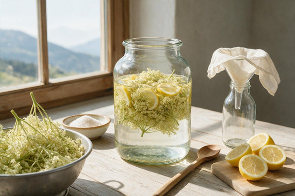 Hollerblütensirup: ernten, ansetzen und richtig mischen - TIROLISH