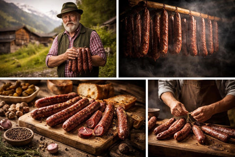 Kaminwurzen Tirol: Tradition, Geschmack & Genuss - TIROLISH