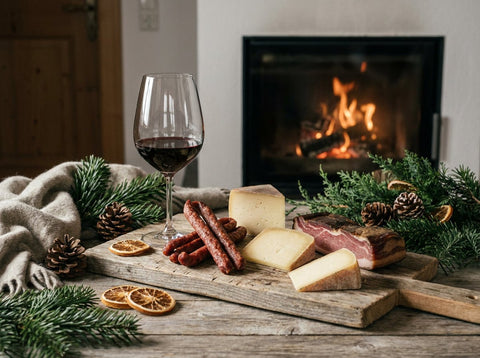 Weihnachts-Käseplatte: Wein, Schnaps & Advent - TIROLISH