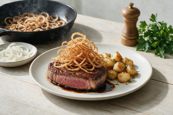 Zwiebelrostbraten: Rezept, Fleisch und Röstzwiebeln - TIROLISH