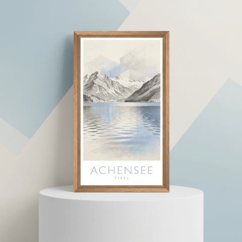 Achensee, 27 x 48 cm - TIROLISH