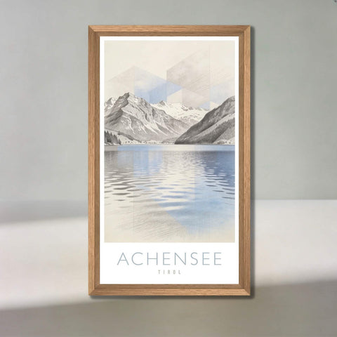 Achensee, 27 x 48 cm - TIROLISH