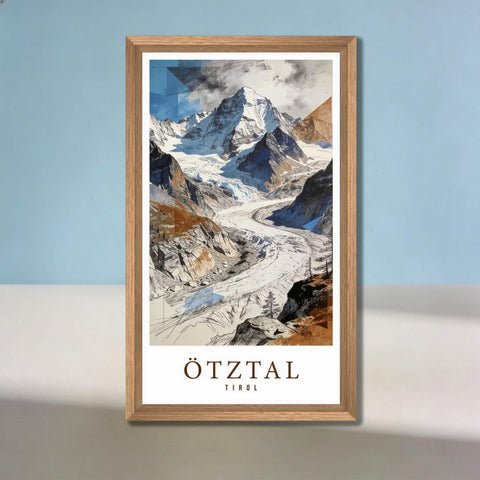 Ötztal, 27 x 48 cm - TIROLISH